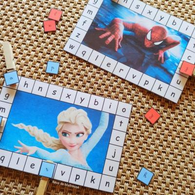 Les cartes à pinces duo Disney