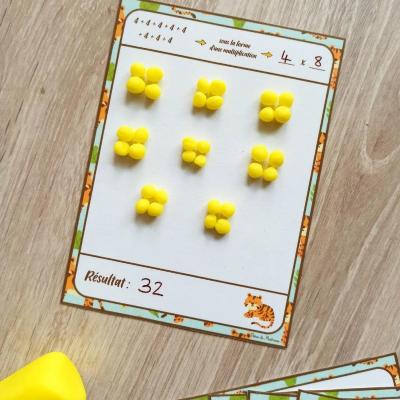 100 cartes : construire le sens de la multiplications