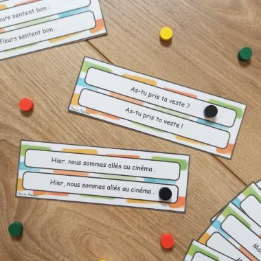 LES CARTES PHRASES - PONCTUATION