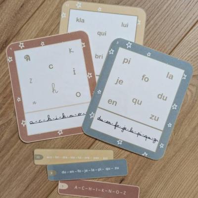 CARTES LETTRES ET SYLLABES - ORDRE ALPHABETIQUE