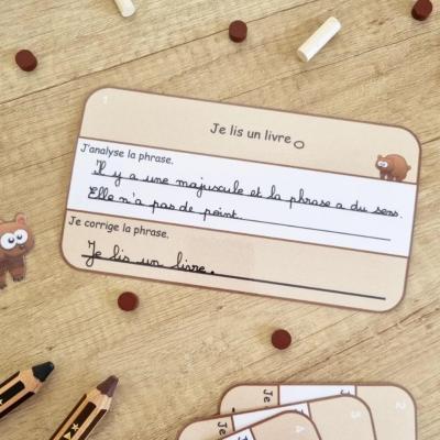 Cartes des phrases - Analyse